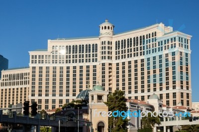 Las Vegas, Nevada/usa - August 1 : View  Of The Bellagio Hotel A… Stock Photo