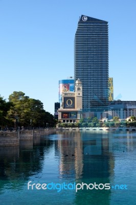 Las Vegas, Nevada/usa - August 1 : View Towards The Cosmopolitan… Stock Photo