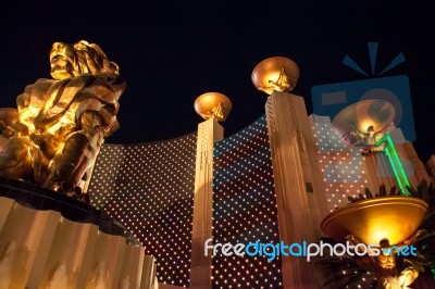 Las Vegas, Nevada/usa - August 2 : View Of The Mgm Lion In Las V… Stock Photo