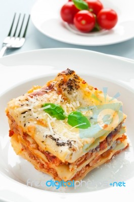 Lasagne Stock Photo