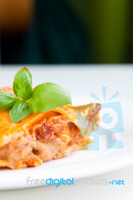 Lasagne Stock Photo