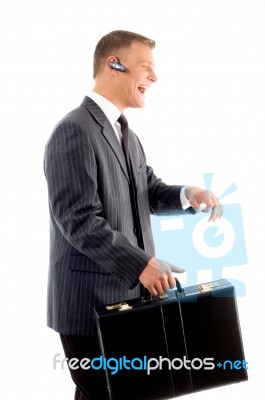 Laughing Businessman Stock Photo