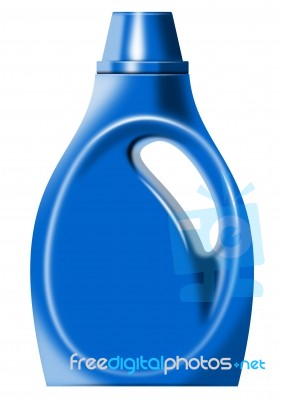 Laundry Bottle Isolated Stock Image