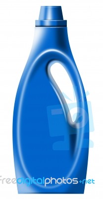 Laundry Bottle Isolated Stock Image