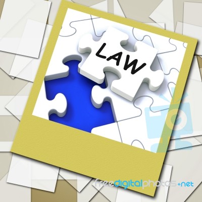 Law Photo Shows Legal Information And Legislation On Internet Stock Image