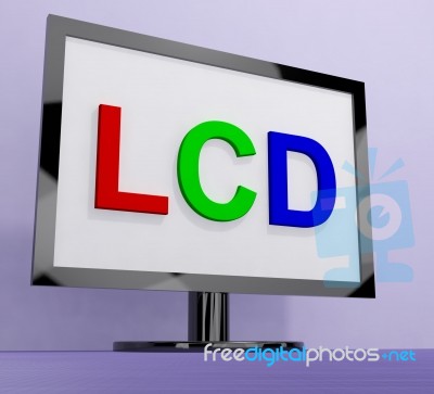 LCD Screen Stock Image