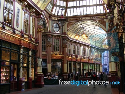 Leadenhall Market Stock Photo