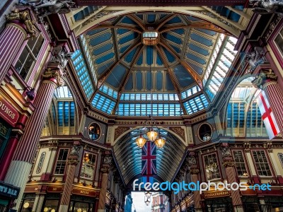 Leadenhall Market Stock Photo