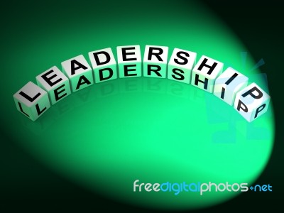 Leadership Letters Mean Guidance Influence And Management Stock Image