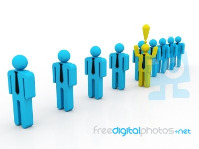 Leading Idea Stock Image