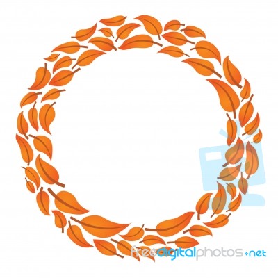 Leaf Circle Stock Image