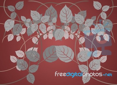 Leaf Pattern Stock Image