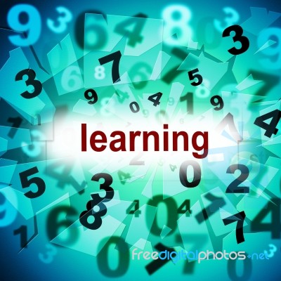 Learning Learn Indicates University Development And Develop Stock Image