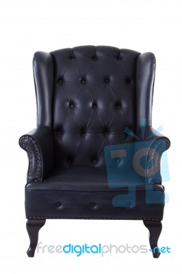 Leather Chair Stock Photo