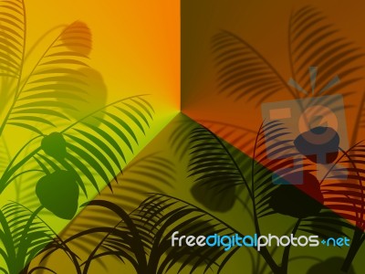 Leaves Nature Represents Outdoors Environmental And Garden Stock Image