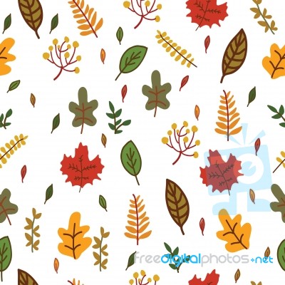 Leaves Pattern Stock Image