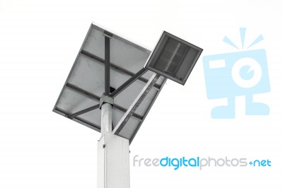 Led Solar Lighting Stock Photo