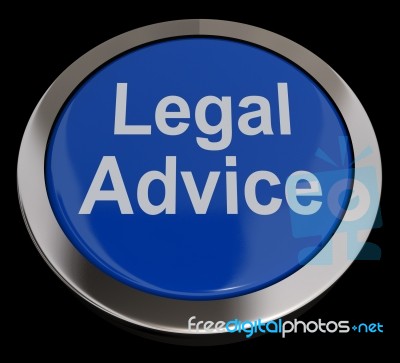 Legal Advice Button Stock Image