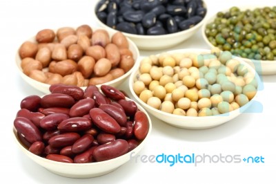 Legume White Background Stock Photo