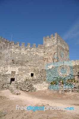 Leiria Castle Stock Photo