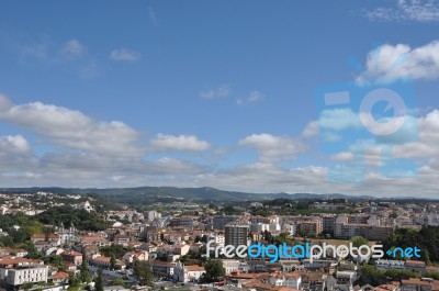 Leiria Cityscape Stock Photo