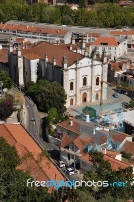 Leiria S頣athedral Stock Photo