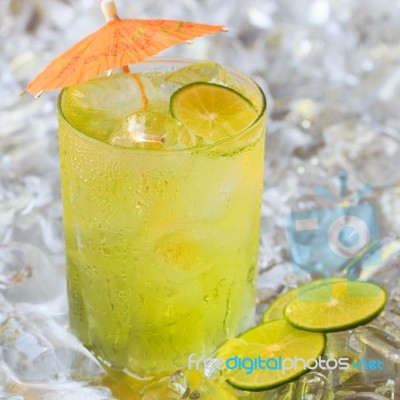 Lemon Juice Stock Photo