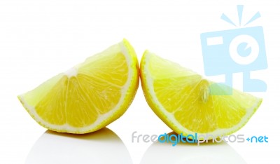 Lemon Slice Stock Photo