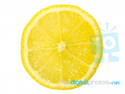 Lemon Slice Stock Photo