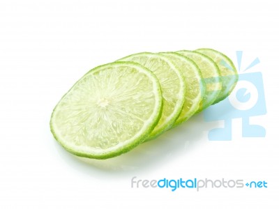 Lemon Slices Stock Photo