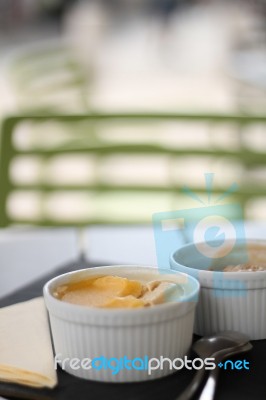 Lemon Sorbet Stock Photo