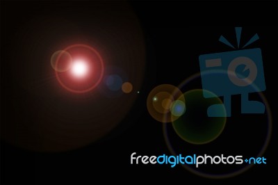 Lens Flare Artistic Background Stock Image