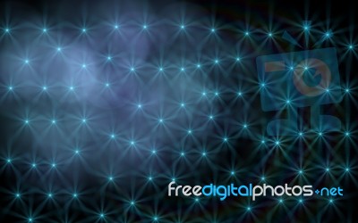 Lens Flare Light Over Black Background. Easy To Add Overlay Or Screen Filter Over Photos.abstract Pattern Nature Light Stock Image