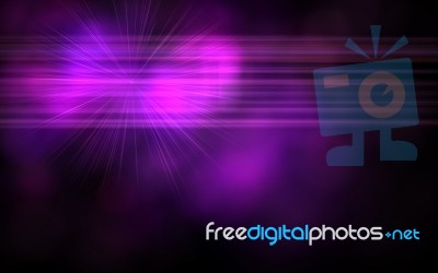 Lens Flare Or Star Flare In Black Background.modern Nature Flare Effect With Black Background For Overlay Design Stock Image