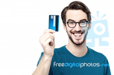 Let's Go Shopping, Happy Days! Stock Photo