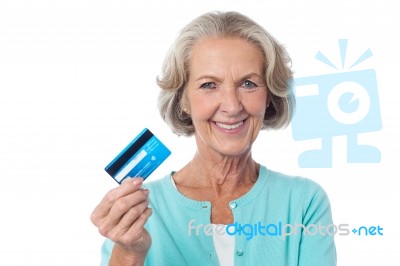 Let's Shop With My Credit Card Stock Photo