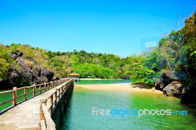 Lidi Island Stock Photo