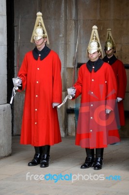 Lifeguards Of The Queens Household Cavalry Stock Photo