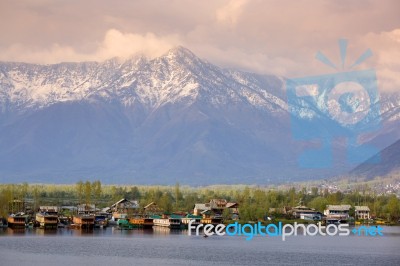 Lifestyle  Local Village Mountain Background  Along  The Border Stock Photo