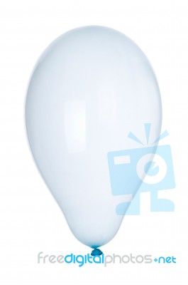 Light Blue Balloon Stock Photo