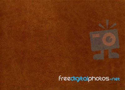 Light Brown Leather Texture Background Stock Photo