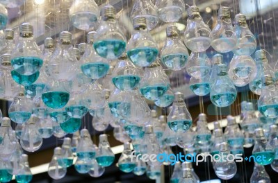 Light Bulbs Decoration Stock Photo