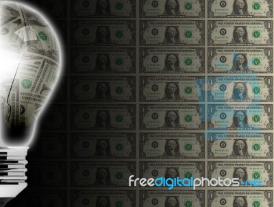 Light Money Stock Image