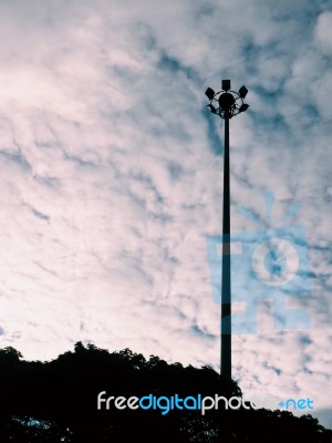 Light Pole Stock Photo