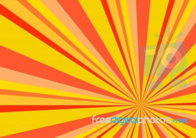 Light Ray Burst Abstract Background Orange Stock Image