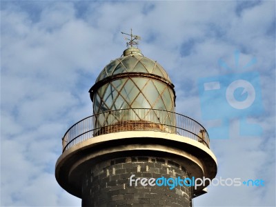 Lighthouse In The Morning Stock Photo