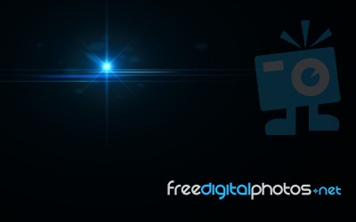 Lighting Abstract With Digital Lens Flare.lens Flare With Dust On Black Background Stock Image