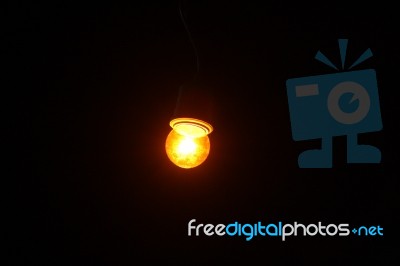 Lighting Lamp Hanging Stock Photo