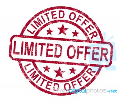 Limited Offer Stamp Stock Image