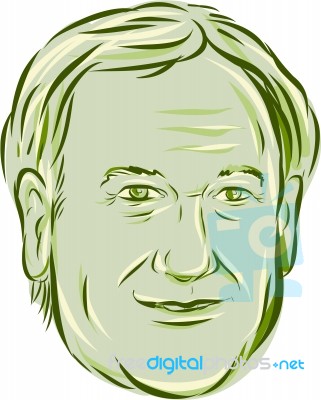 Lincoln Chafee Governor Rhode Island Stock Image